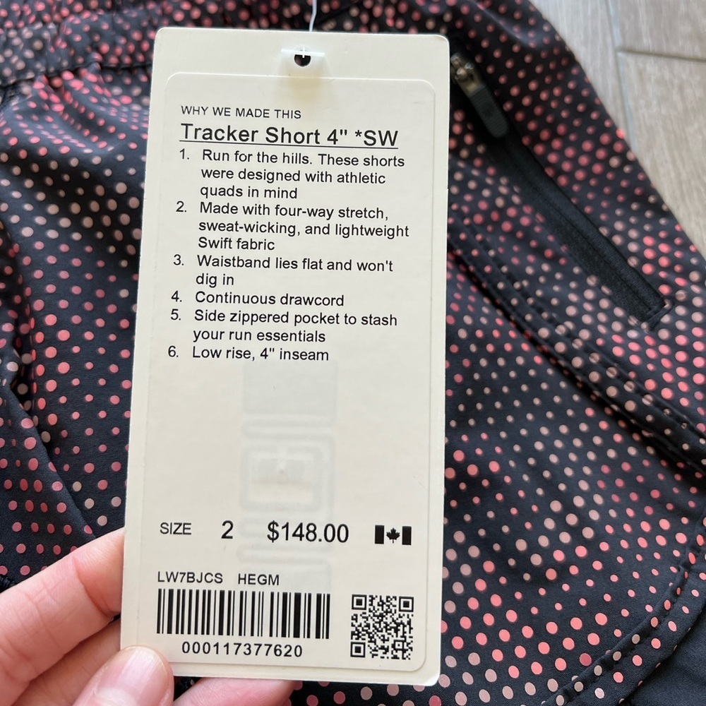 Lululemon Tracker Short V Reflective *SeaWheeze in High Tempo Camo Orange - Picture 6 of 7